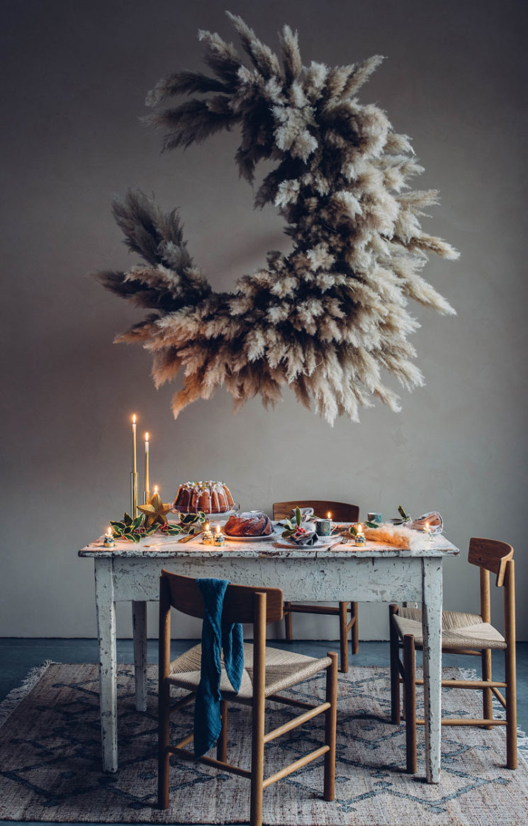 Nuage de fleurs de pampa signé Mary Lennox + Our food story pour Zara Home 2019