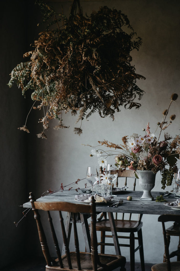 Nuage de fougères séchées par Skillad florals