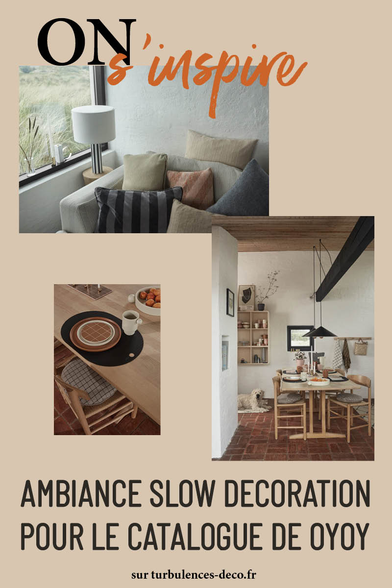 Ambiance slow decoration pour le catalogue de OYOY à retrouver sur Turbulences Déco