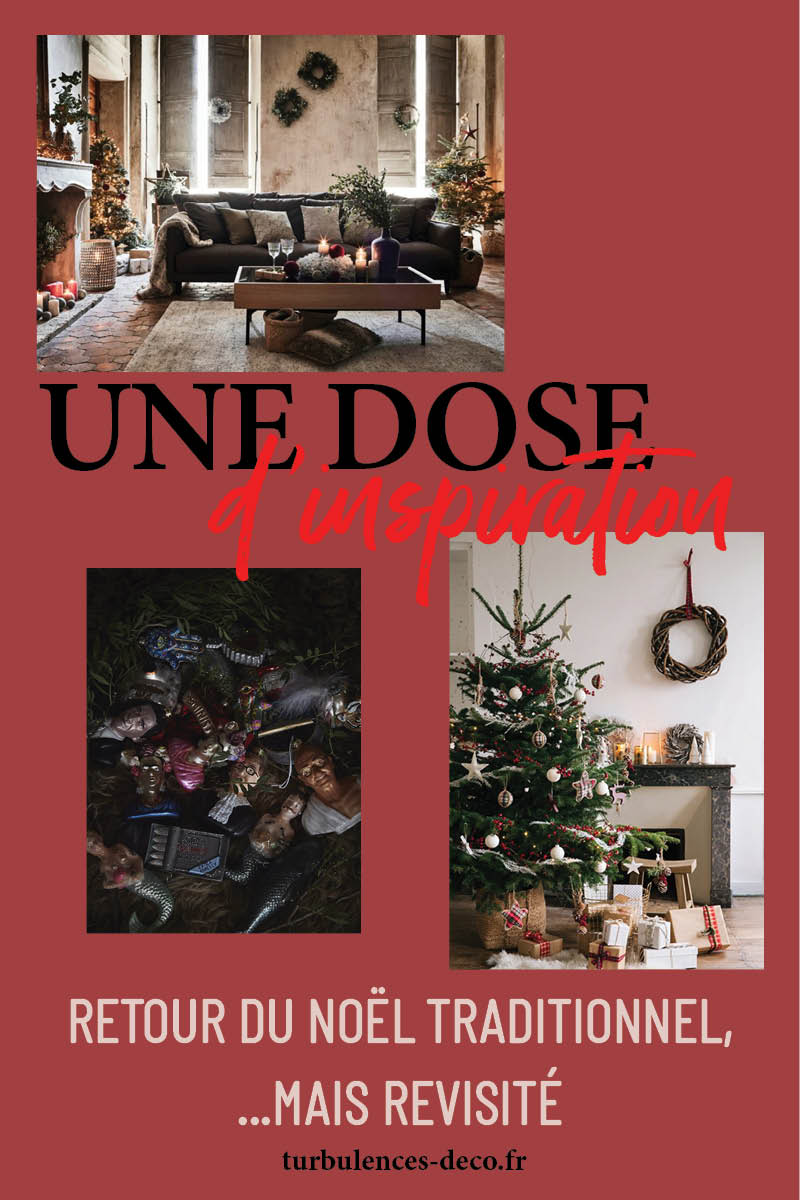 Retour du Noël traditionnel, ...mais revisité, un article d'inspiration à retrouver sur Turbulences Déco Retour du Noël traditionnel, ...mais revisité, un article d'inspiration à retrouver sur Turbulences Déco