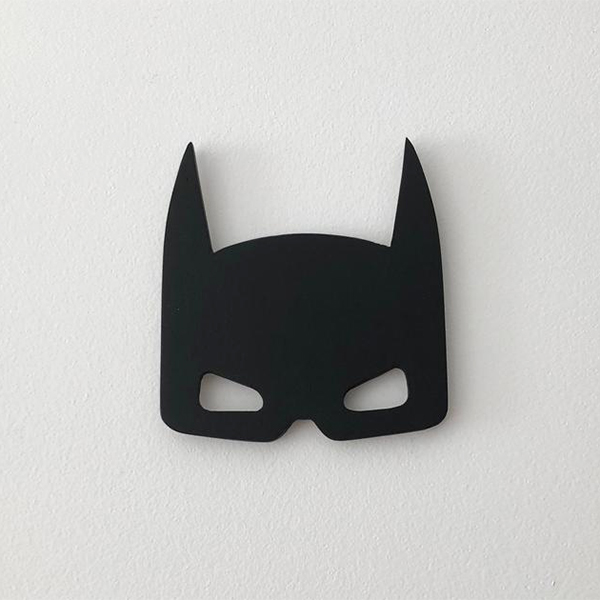 Masque de Batman en bois pour déco murale - Boutique Et Mon Papou Créa sur Etsy