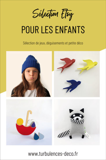 Sélection pour les enfants et les bébés sur Etsy