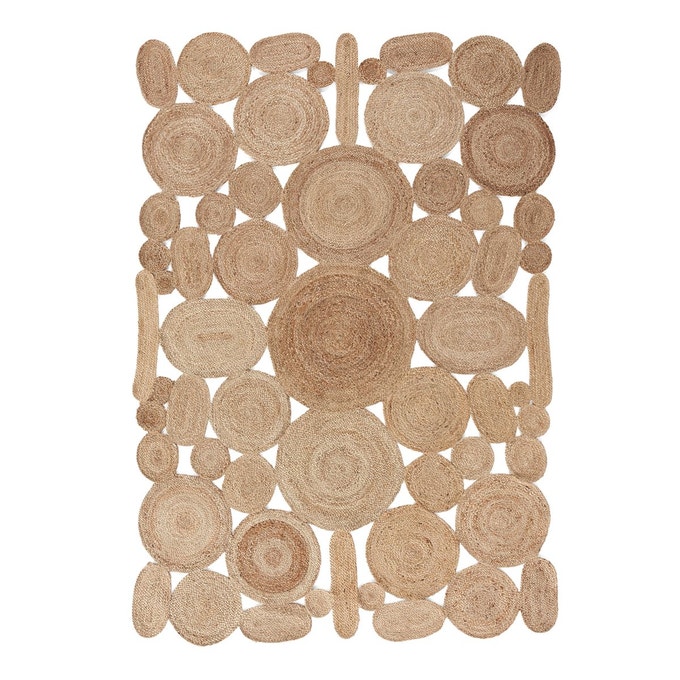 Tapis multi cercles en jute, Sarakala - 119 € sur Ampm