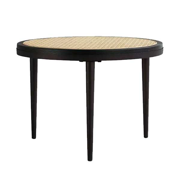 101 COPENHAGEN - Table basse en cannage et bois noir, Hako