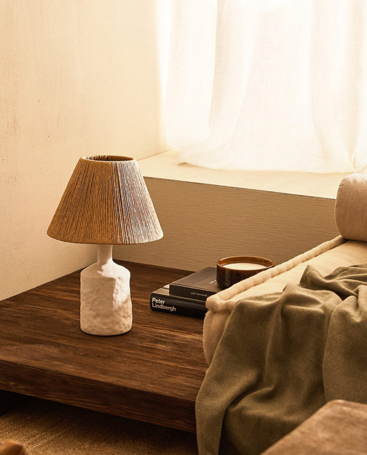 Catalogue Zara Home SS2020,// LAMPE EN CÉRAMIQUE ET ABAT-JOUR PAPIER