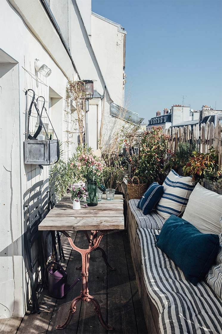 La balcon plein de charme de Zoé de las Cases // @ourfoodstories