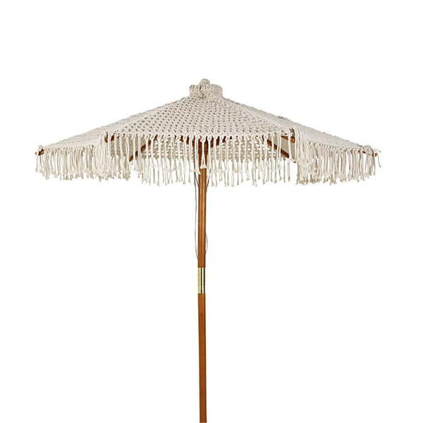 Parasol en macramé beige, Puebla sur Maisons du Monde