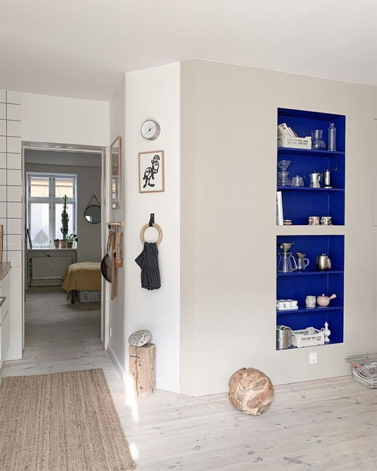 Un petit appartement design à Copenhague par Puk Sjeldan à louer sur Airbnb