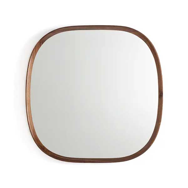 Miroir forme organique noyer, Orion sur Ampm