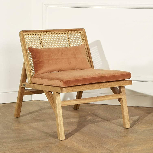 Fauteuil chêne et cannage, LALALA - Robin des Bois