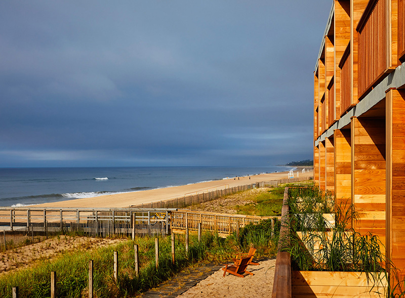 Maram hotel à Montauk, un hôtel slow en face de l'océan par le studio Tack