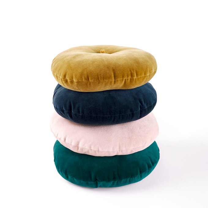 Coussin rond velours, Paula - La Redoute Intérieurs