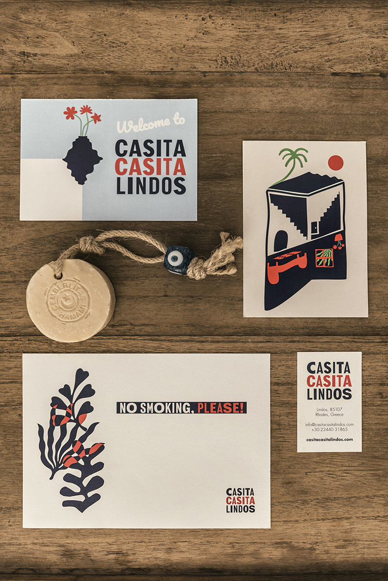 L'Hôtel Casita Casita à Lindos, une ambiance bohème