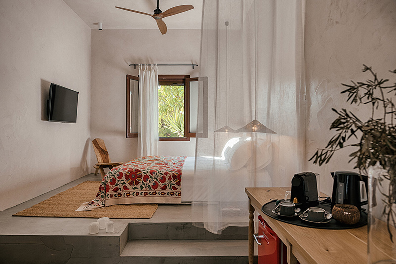 L'Hôtel Casita Casita à Lindos, une ambiance bohème