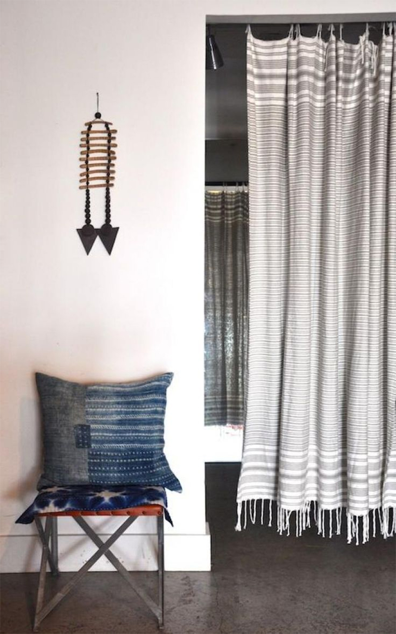 Adopter la fouta en décoration, en rideau pour une déco plus bohème