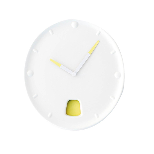 Horloge murale, Guichet, design Inga Sempé - Moustache Horloge murale, Guichet, design Inga Sempé - Moustache