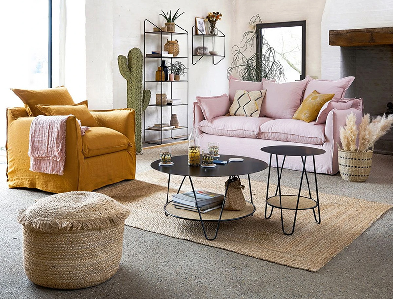 Fauteuil en lin confort bultex, Odna, La redoute Intérieurs, 899 € - Existe en 12 couleurs