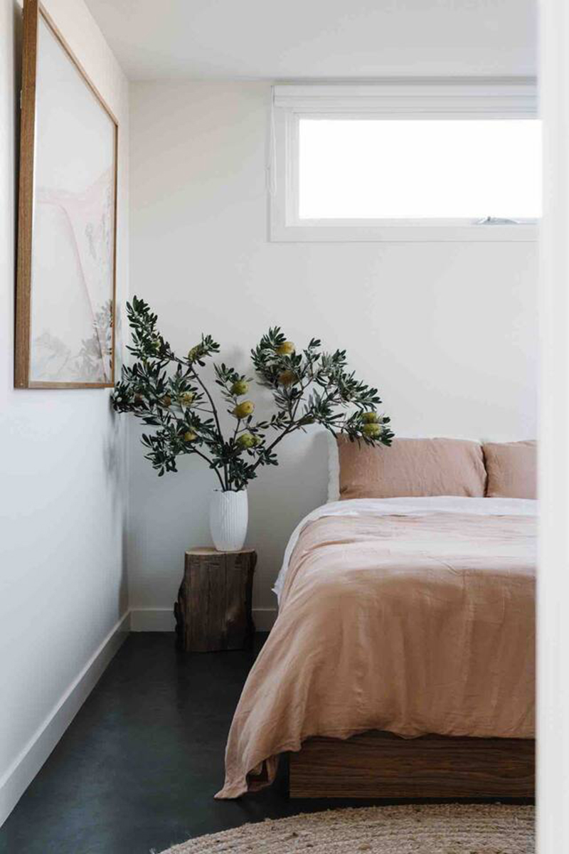 The Bungalow, Cap Paterson, Australie // Architecte : The Sociable Weaver // Chambre minimaliste