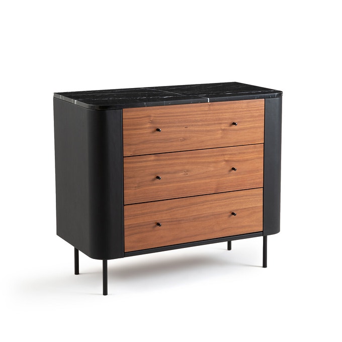 Commode marbre et cuir, Cisare, 1259 € sur Ampm