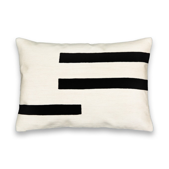 Housse de coussin en coton, Stripy 45 € sur Ampm