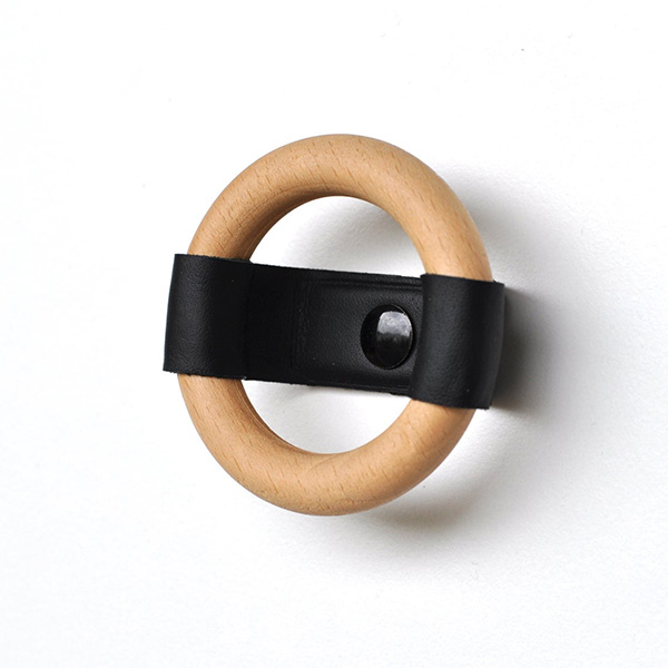 Bouton de meuble en cuir et bois, EquinoxStudioDesign, à partir de 13,41 €. 