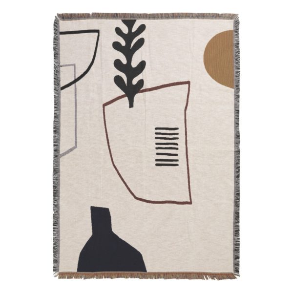 Ferm Living - Couverture en coton, Mirage