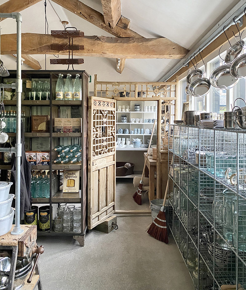 Le concept store Bailey's home dans le Herefordshire, l'amour de la récup' et des vieux objets, et de l'artisanat d'aujourd'hui