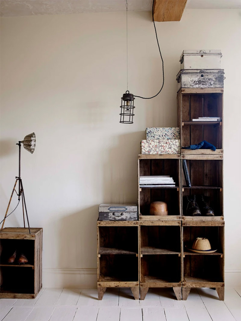 Extrait de Wabi-Sabi Home : Finding beauty in imperfection par Mark et Sally Bailey - Photo : Debi Treolar