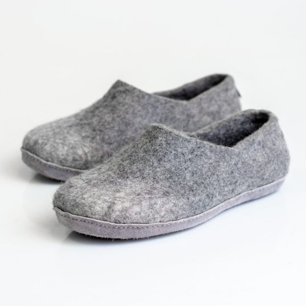 Pantoufles en laine bouillie - Boutique Etsy Bure Bure slippers