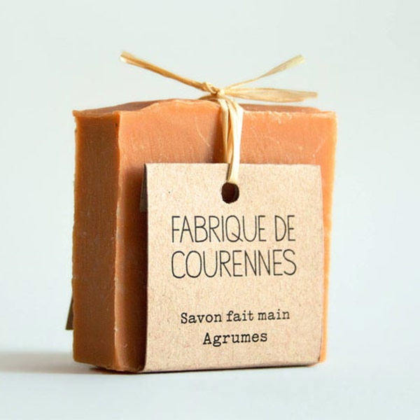 Savon aux agrumes - Boutique Etsy Fabrique de Courennes