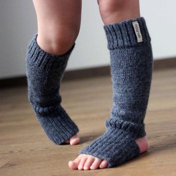 Chauffe-jambes en tricot de laine - Boutique Etsy Ekuboo