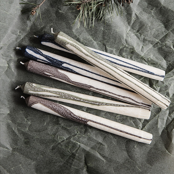 Bougies Marbrées - Ferm Living