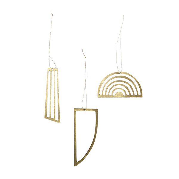 Décoration de Noël Golden / Carton - Ferm Living