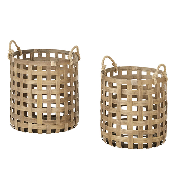 Paniers en bambou, Kansas - 74,99 € sur Maisons du Monde