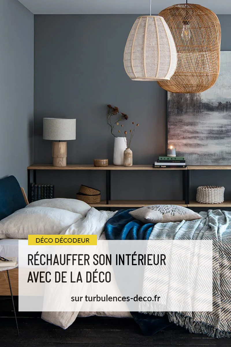 Réchauffer son intérieur avec de la déco à retrouver sur Turbulences déco