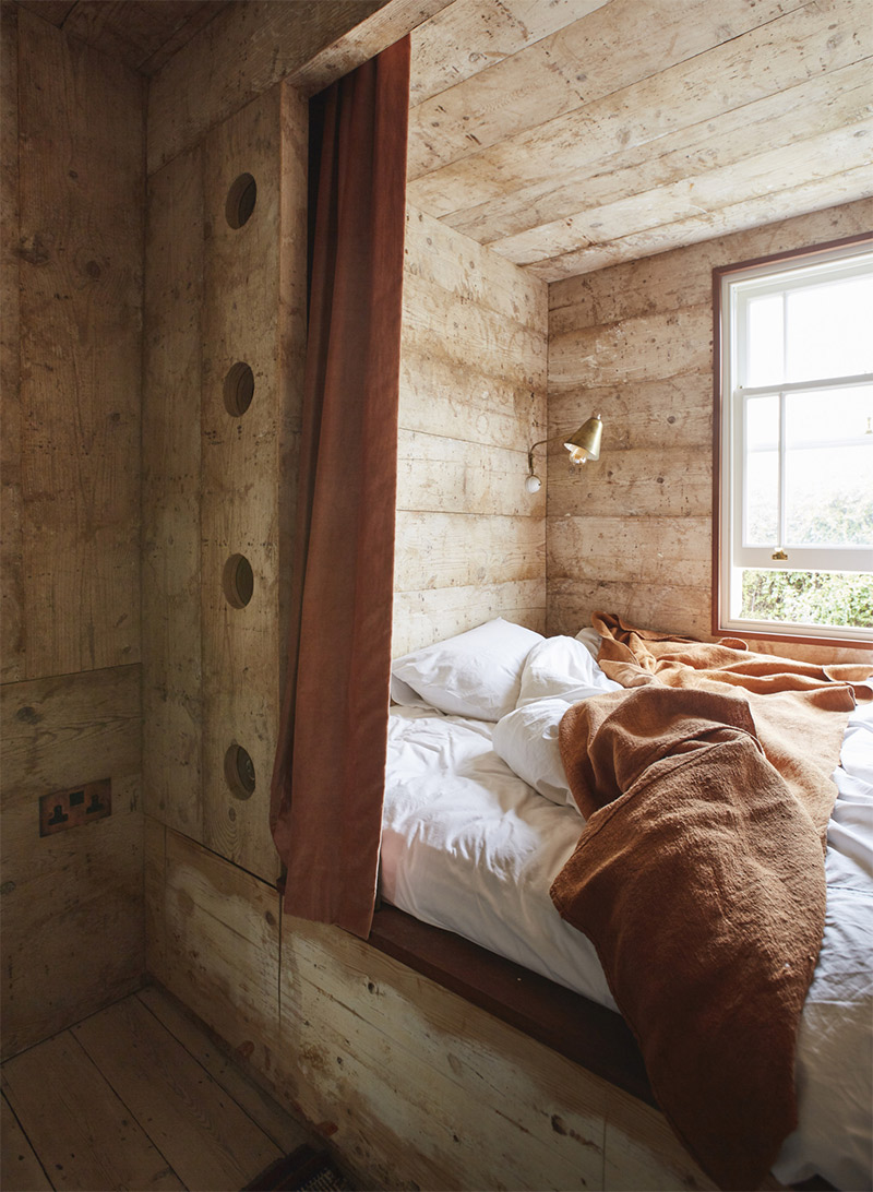 [ 3 décors imparfaits en blanc cassé et matériaux brut ] Une chambre comme une cabane