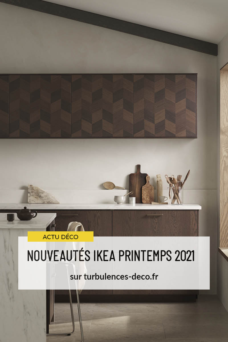 NOUVEAUTÉS IKEA PRINTEMPS 2021 - Focus sur les nouvelles façades de cuisine en bois foncé à retrouver sur Turbulences déco