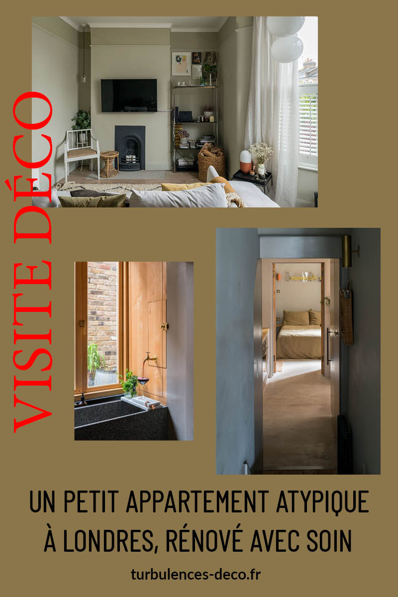 Un petit appartement atypique à Londres, rénové avec soin à visiter sur Turbulences Déco Un petit appartement atypique à Londres, rénové avec soin à visiter sur Turbulences Déco