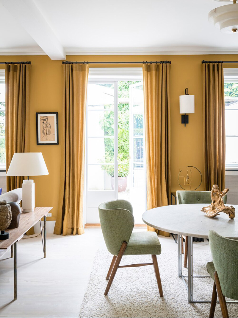 The Nordic Edit par Farrow and Ball // Murs : India Yellow No.66