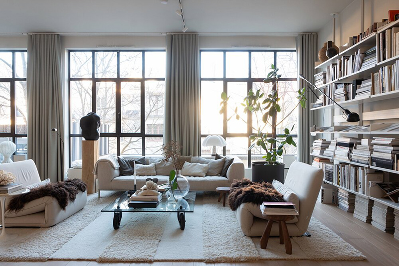 Le loft de Lotta Agaton, perfection d'un certain style scandinave