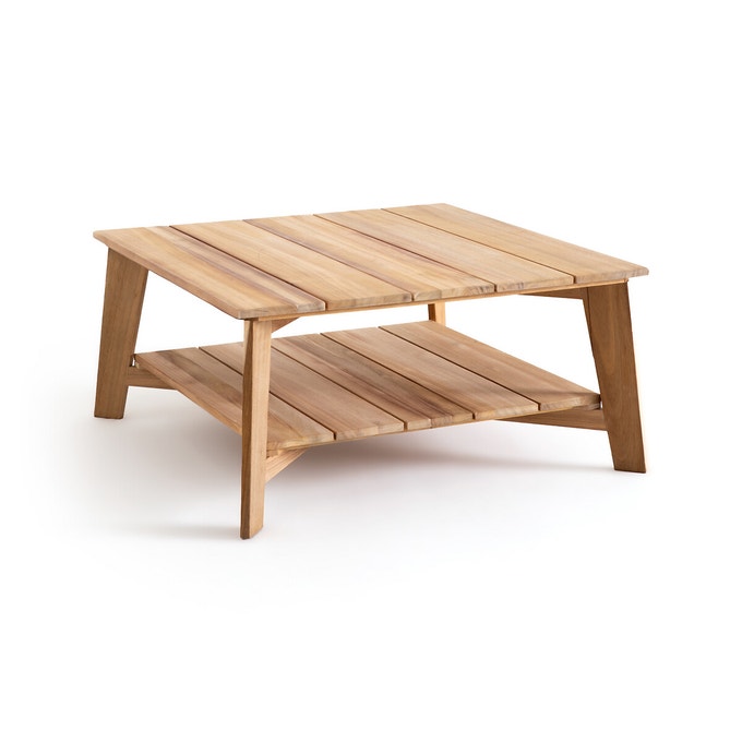 Catalogue Ampm été 2021, collection jardin - Table basse de jardin en acacia, Réphir