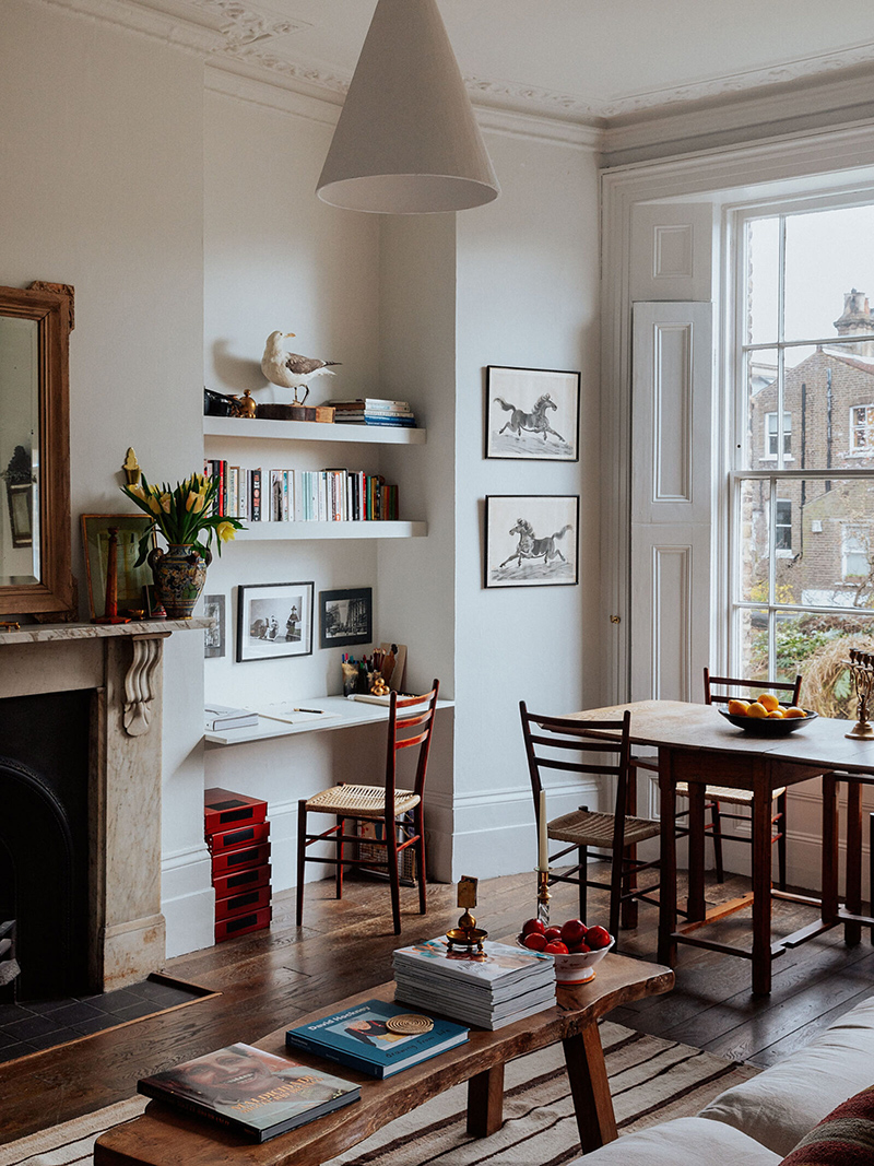 L'appartement d'une antiquaire anglaise