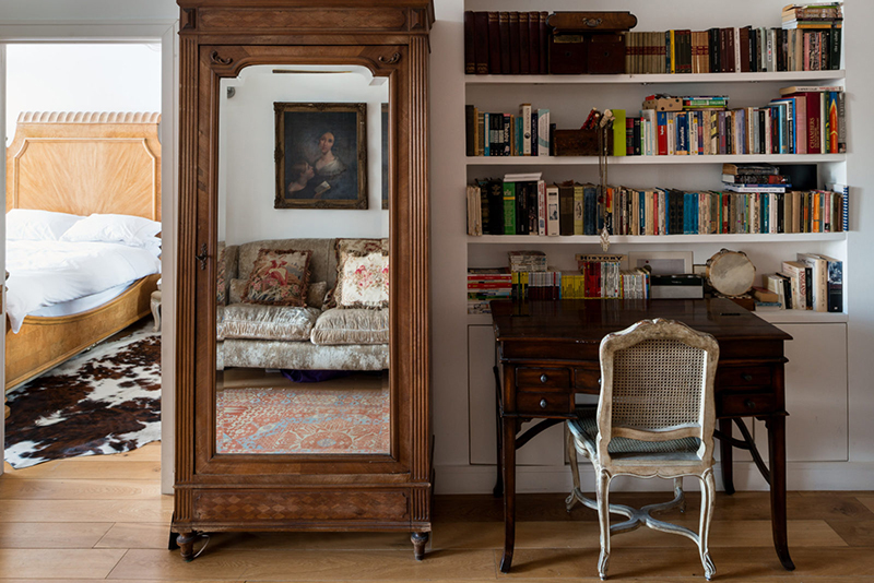 Un appartement ancien à Londres meubler de mobilier ancien
