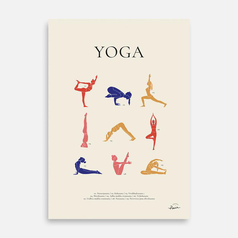 Affiche YOGA, à partir de 19,50 € par French Pair sur Etsy