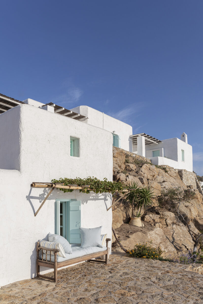 [ Décors des îles grecques ] Hôtel Papyrella à Mykonos en tradition et modernité