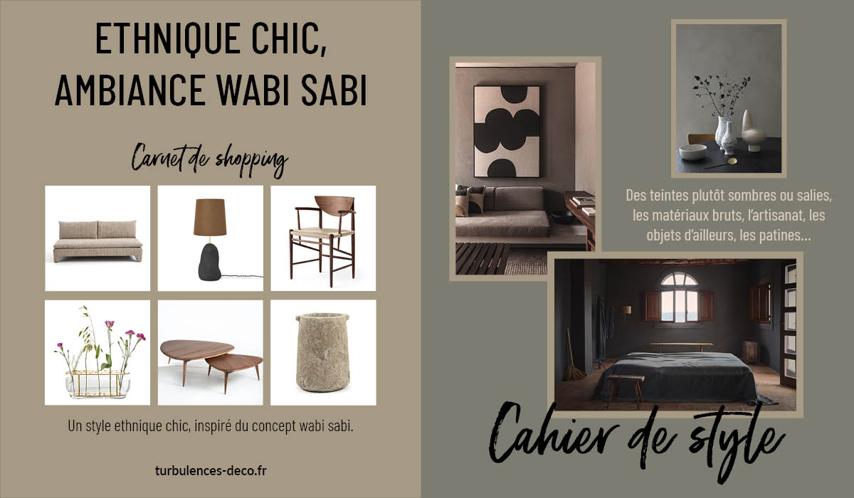 [ Cahier de style et de shopping ] Ethnique chic - Ambiance wabi sabi