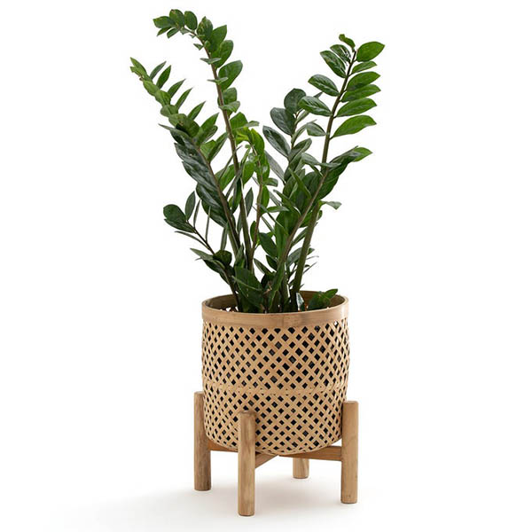 La Redoute Intérieurs - Cache-pot sur pied en bambou Ø26 cm Bambu