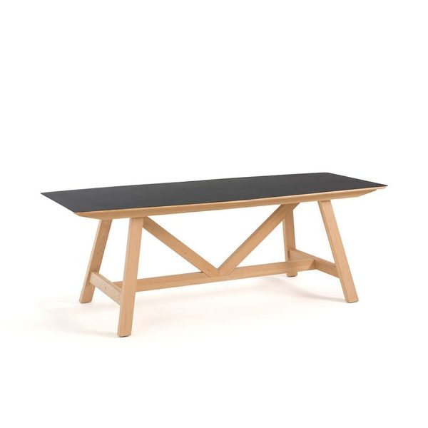 Table en métal, Buondi, design : E. Gallina sur Ampm