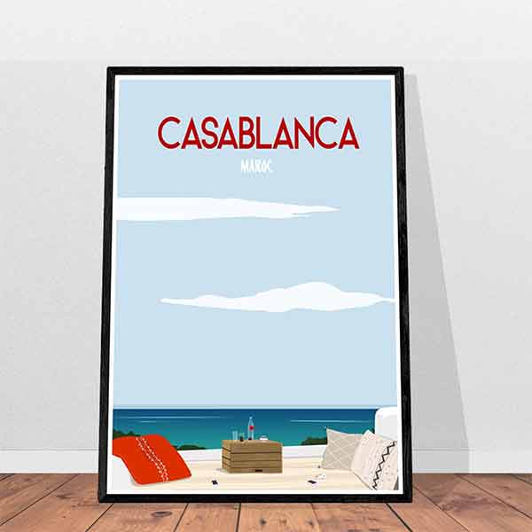 Affiche Casablanca - Atelier Rajmaj sur Etsy