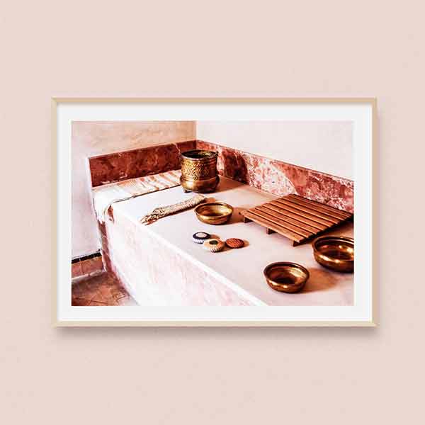 Impression photo, Hammam - Wafaa ELYAZID sur Etsy